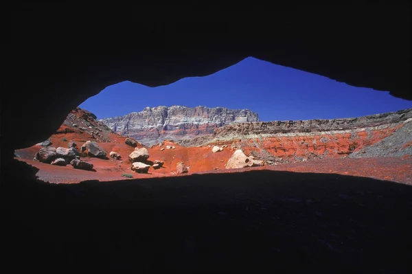 Cañón del Desierto Desde Cueva Grande —  Fotos de Stock