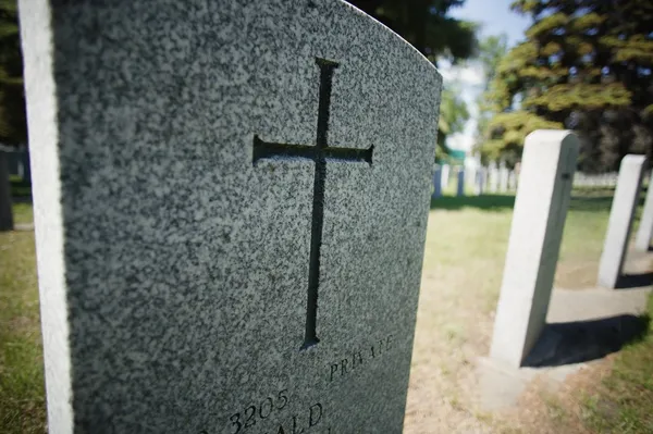 Un cimitero. — Foto Stock