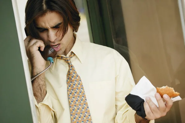 Man Talking On The Phone — Stock Photo, Image