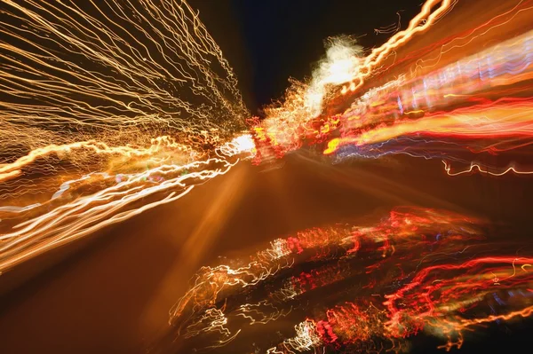 Vehicle Speeding Down A Road — Stock Photo, Image