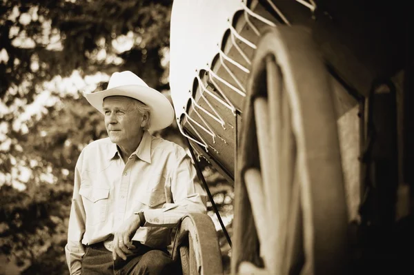 Retrato de um Cowboy — Fotografia de Stock