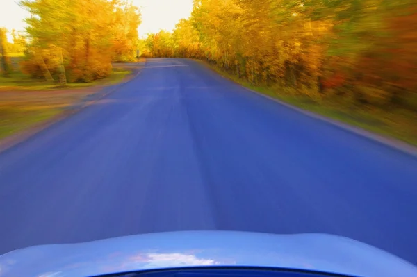 Driving Down Scenic Road — Stock Photo, Image
