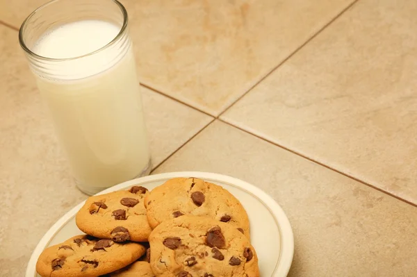 Milk And Cookies — Stock Photo, Image