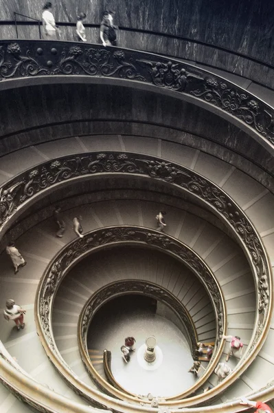 Looking Down At Staircase In The Vatican Museum Vatican City Rome Italy — Stock Photo, Image