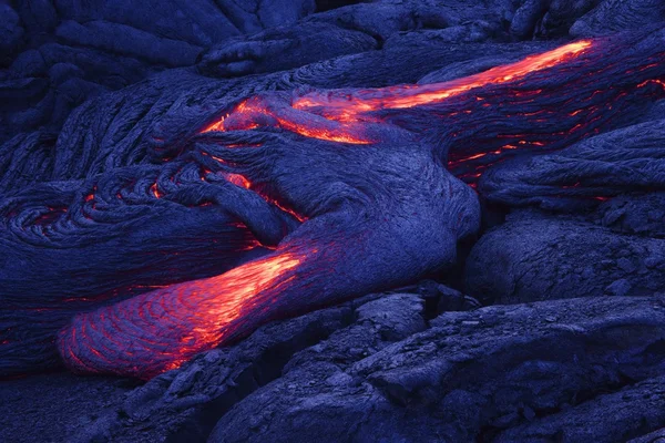 Lava en volcán — Foto de Stock