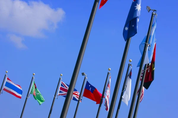 Many Flags — Stock Photo, Image