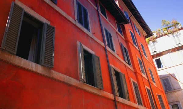 Kijken op appartement rome Italië — Stockfoto