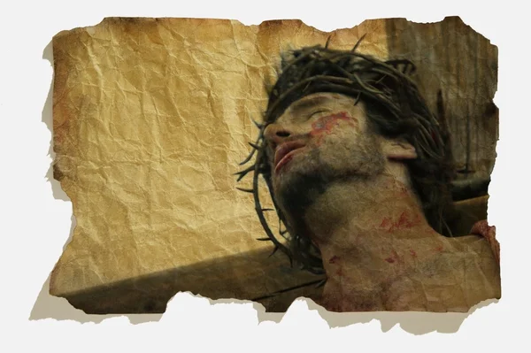 Jezus aan het Kruis te sterven — Stockfoto