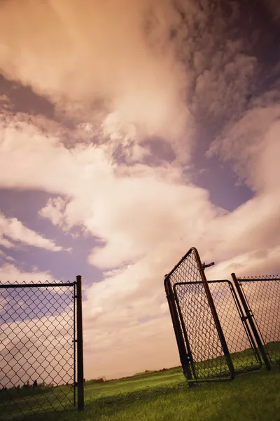 An Open Gate — Stock Photo, Image