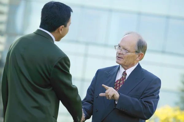 Businessmen Shake Hands — Stock Photo, Image