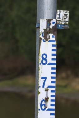 paslı ölçme çubuğu