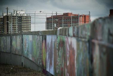 Graffiti bir şehirde