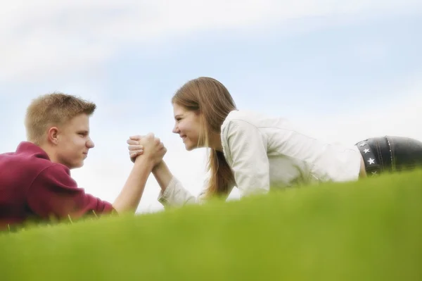 Arm Wrestling — Stock Photo, Image