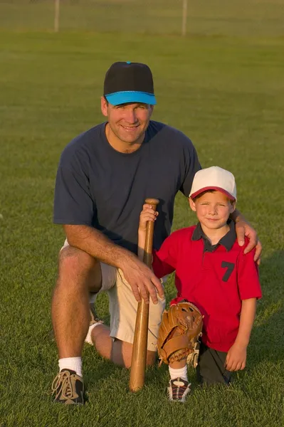 Portrait Of Father And Son — Stock Photo, Image