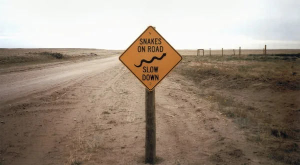 Sign On A Road — Stock Photo, Image