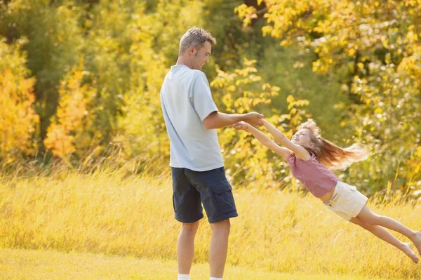 Far och dotter — Stockfoto