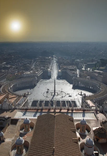 St. Peter's Square, Rome, Italy — Stock Photo, Image