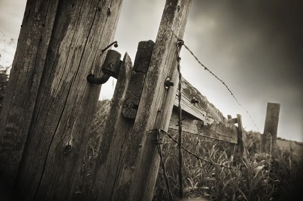 Recinzione in legno — Foto Stock