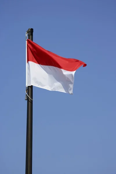 Bandera nacional de Indonesia — Foto de Stock