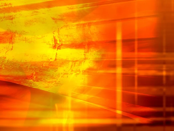 Brilliant Yellow Red And Orange Computer Generated Design — Stock Photo, Image