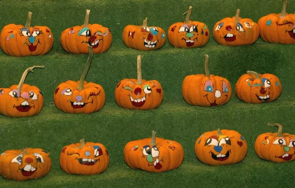 Pumpkin Faces — Stock Photo, Image