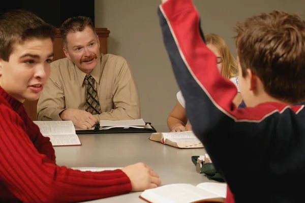 Groep studie — Stockfoto