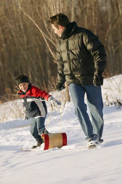 Tobogganing — Stock fotografie