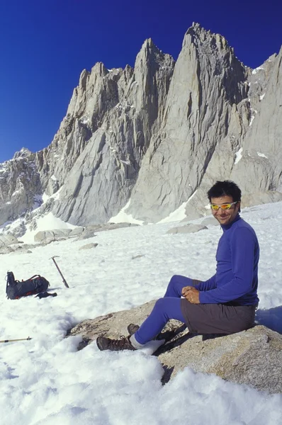 Hiker Resting — Stock Photo, Image