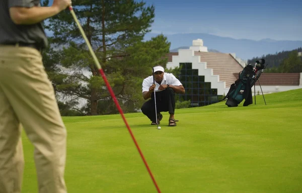 Before The Big Putt — Stock Photo, Image