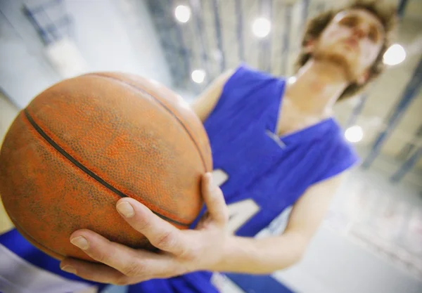 Fechar de um basquete — Fotografia de Stock