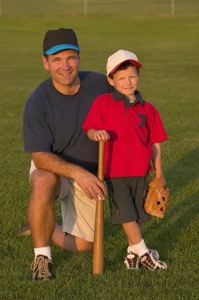 Retrato de padre e hijo — Foto de Stock