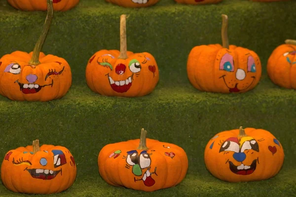 Pumpkin Faces — Stock Photo, Image