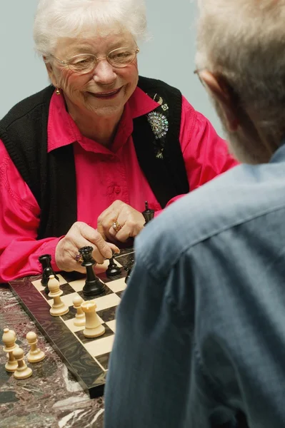 Playing A Game Of Chess — Stock Photo, Image