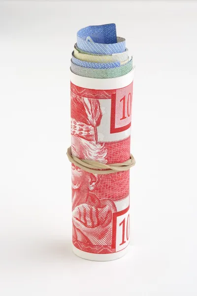 Rolled Up Dollar Bills — Stock Photo, Image