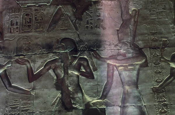 Egyptische kunstwerk in al-karnak — Stockfoto