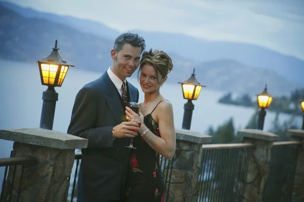 Casal em um encontro — Fotografia de Stock