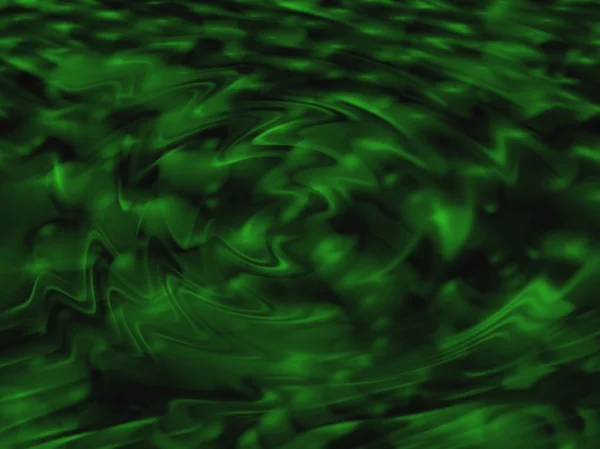 A Green Rippled Swirl — Stock Photo, Image