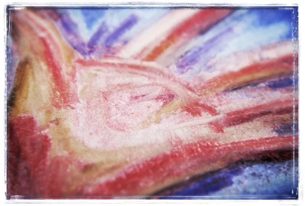Pintura de una mano — Foto de Stock
