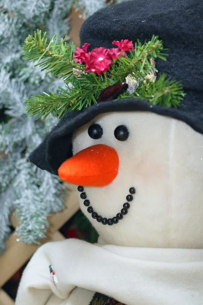 Close-Up Of Snowman — Stock Photo, Image