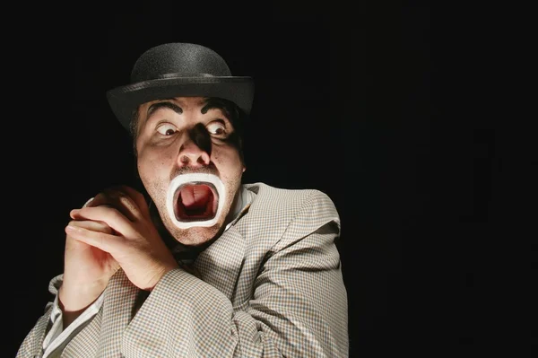 A Frightened Man — Stock Photo, Image