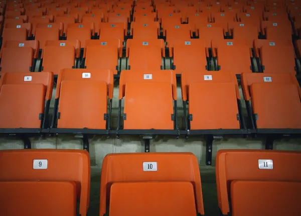 Numbered Seats — Stock Photo, Image