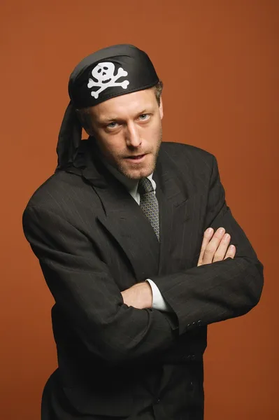 A Man Playing The Part Of A Pirate — Stock Photo, Image