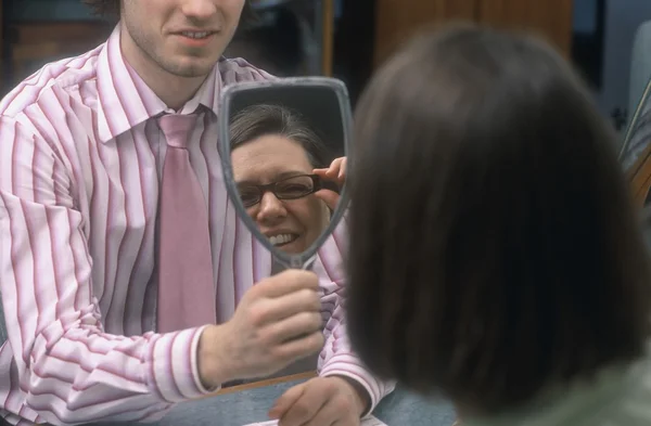 At The Optician's — Stock Photo, Image