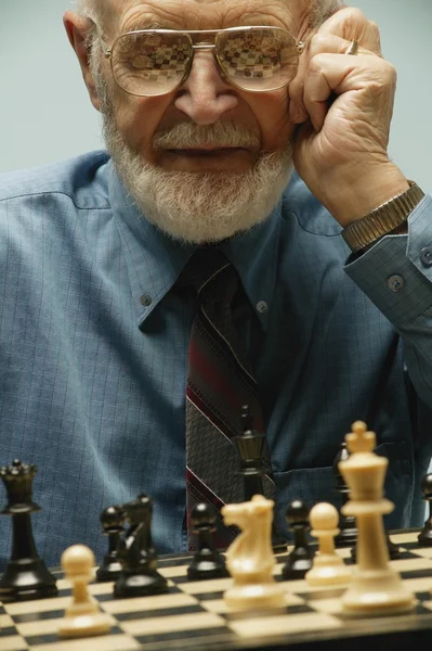 Playing A Game Of Chess — Stock Photo, Image