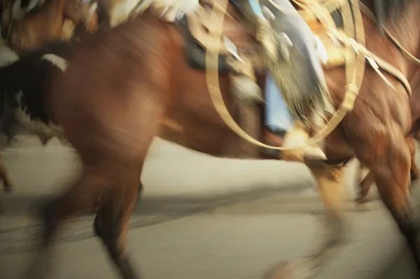 Cowboy på hästryggen — Stockfoto