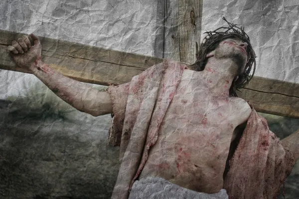 Ісус помер на Хресті — стокове фото