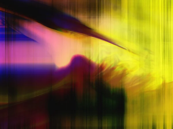 En stripig flödet av färg — Stockfoto