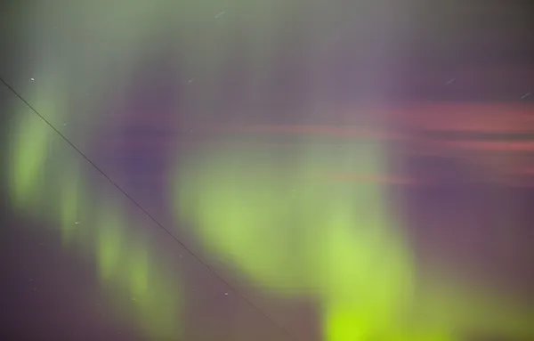 Soumrak s northern lights — Stock fotografie