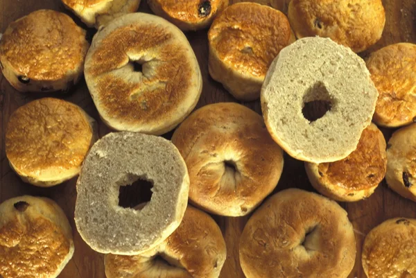 Cakes, Buns And Bagels — Stock Photo, Image