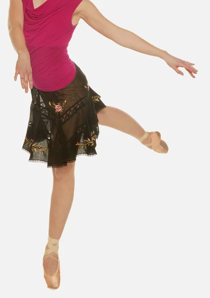 Woman Dances — Stock Photo, Image